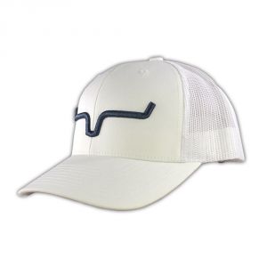 Kimes Ranch Weekly Trucker Hat - White/Blue